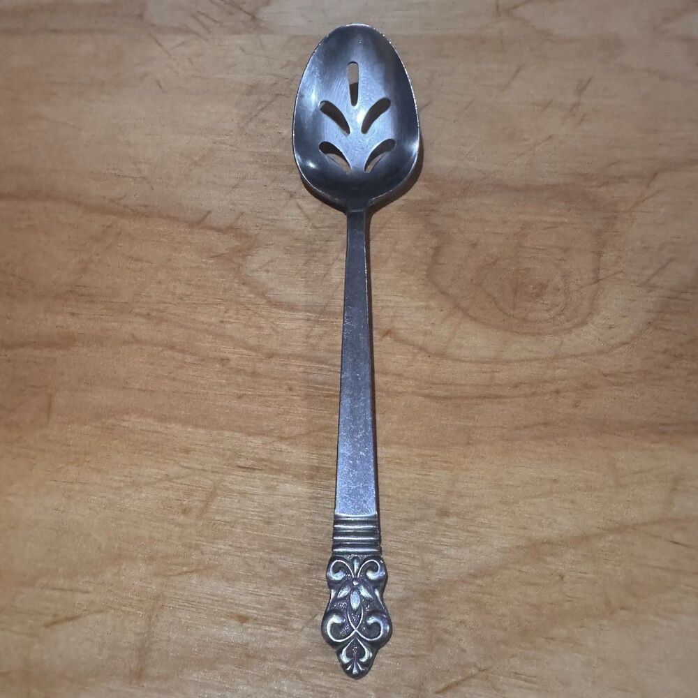 Pierced Serving Spoon Stainless Steel CBS1 Pattern Cambridge Silver Discontinued